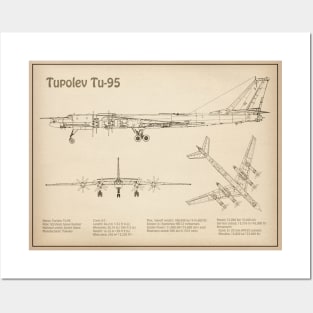 Tupolev Tu-95 Bear Bomber - SD Posters and Art